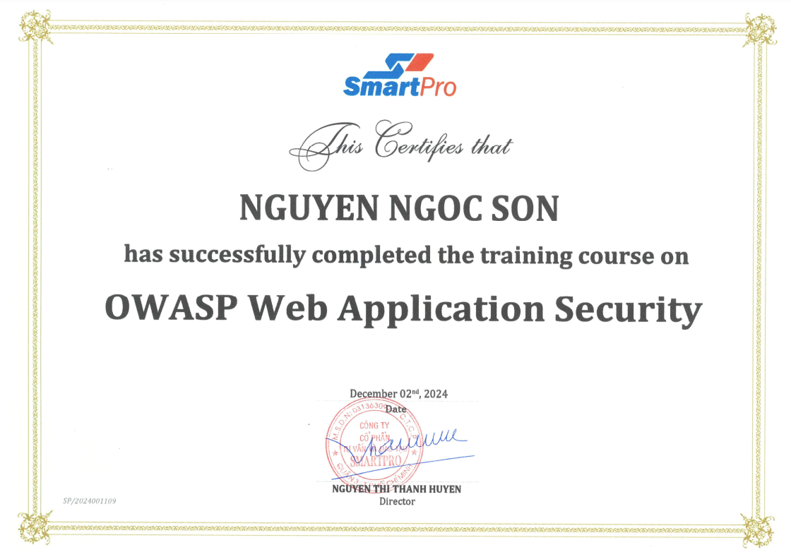 OWASP Web Application Security